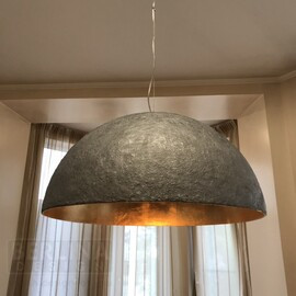 Купольный светильник полусфера 70 см абажур на тросе винтаж