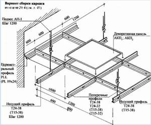 подвесной потолок - панели и кессоны для Armstrong, Грильято