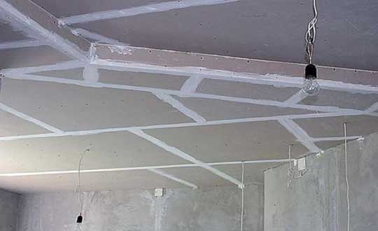 подвесной потолок из гипсокартона